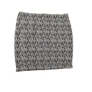Forever 21 Womens M White Black Career Pencil Straight Short Skirt